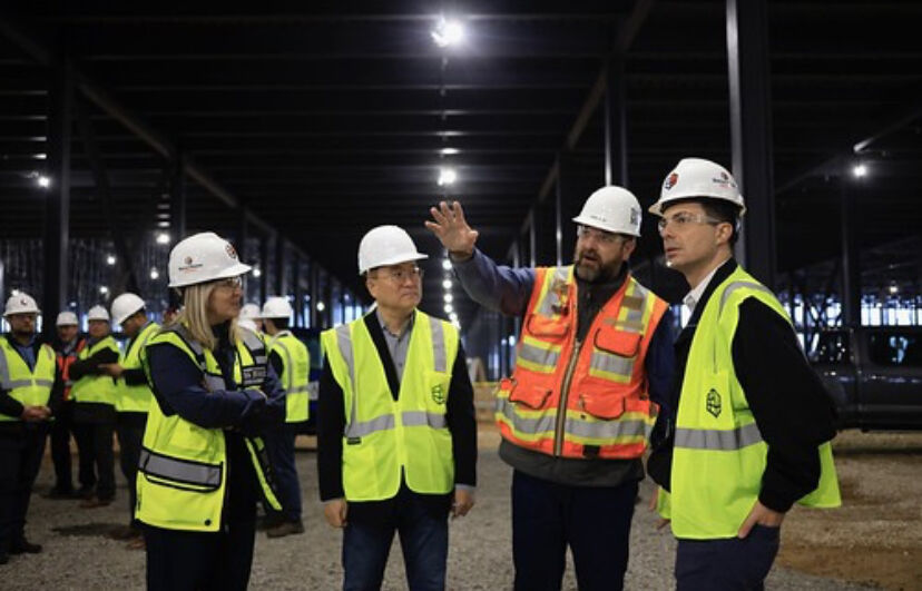 US Transportation Secretary Buttigieg tours Ford EV battery plant in Glendale